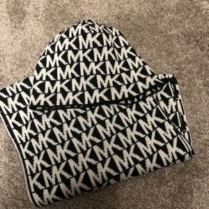 Michael Kors scarf and beanie